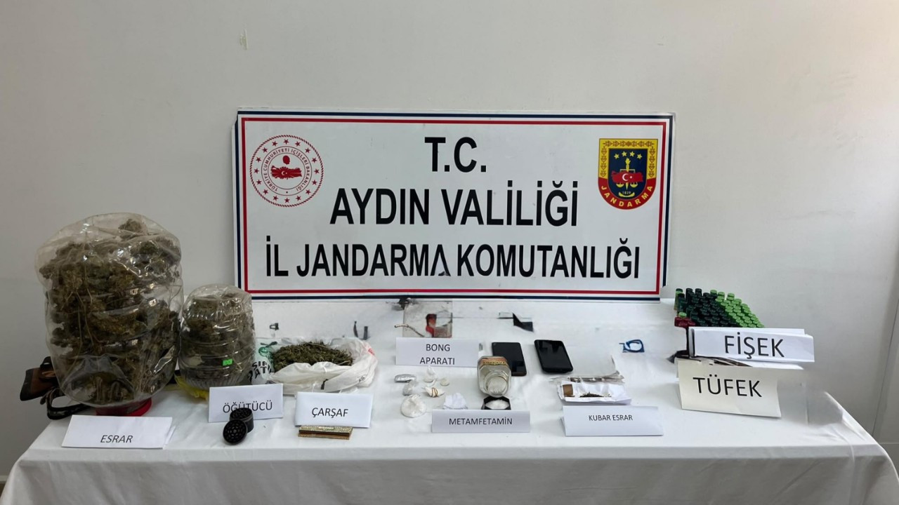Kuşadası'ndaki uyuşturucu operasyonda, 4 tutuklama