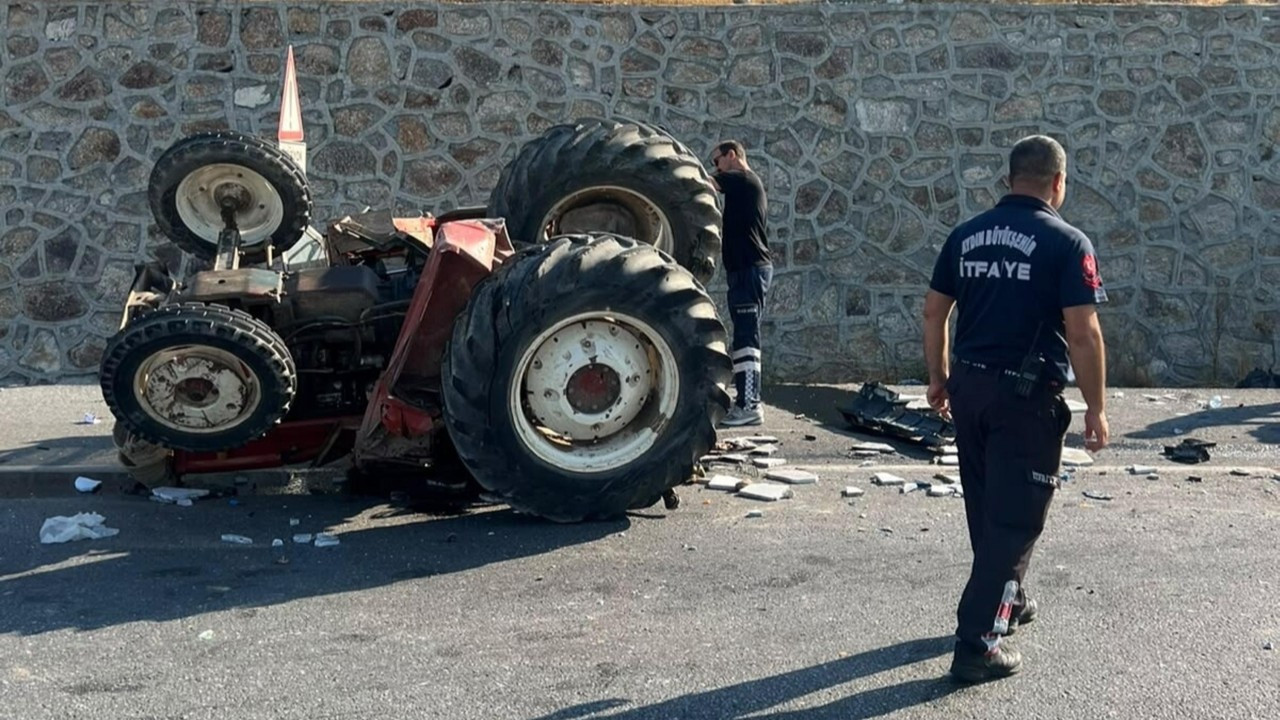Aydın'da ölümlü kazada traktör sürücüsü tutuklandı
