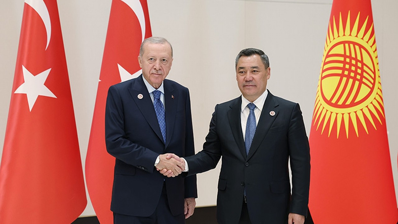 Cumhurbaşkanı Erdoğan, Kırgızistan Cumhurbaşkanı Caparov ile görüştü