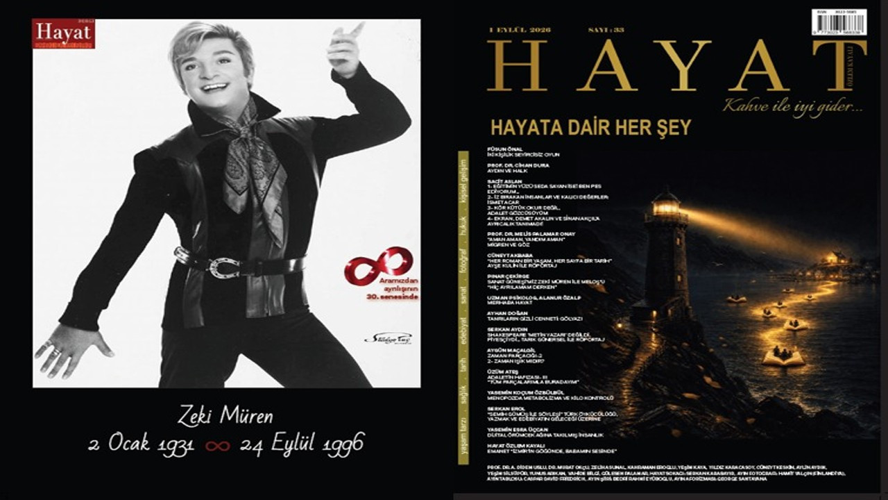 Hayat Dergisi Eylül sayısıyla okurlarıyla buluştu