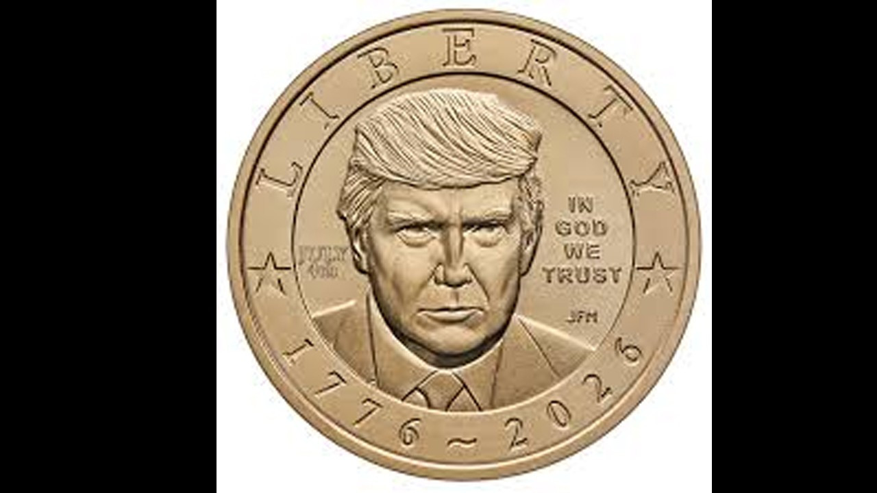ABD'de Trump portreli 1 dolarlık madeni para basıldı