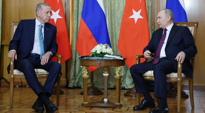Cumhurbaşkanı Erdoğan, Putin ile görüştü