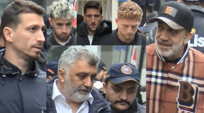 'Bahis' ve 'Şike' operasyonunda gözaltına alınanlar adliyeye sevk edildi