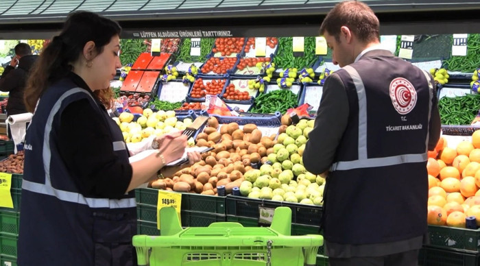 Ticaret Bakanlığı'ndan market denetimi