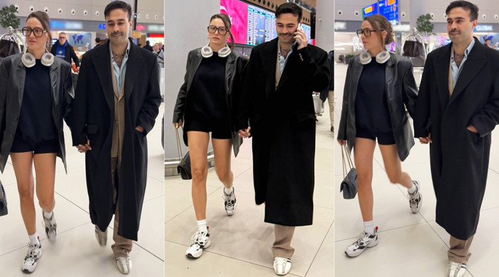 Serenay Sarıkaya ve Mert Demir, Türkiye'ye döndü