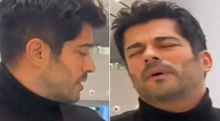 Burak Özçivit’in tepesini attıran soru! Yüzü şekilden şekile girdi