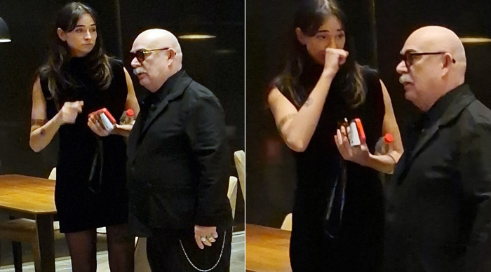 Güven Kıraç genç aşkıyla objektiflere yansıdı