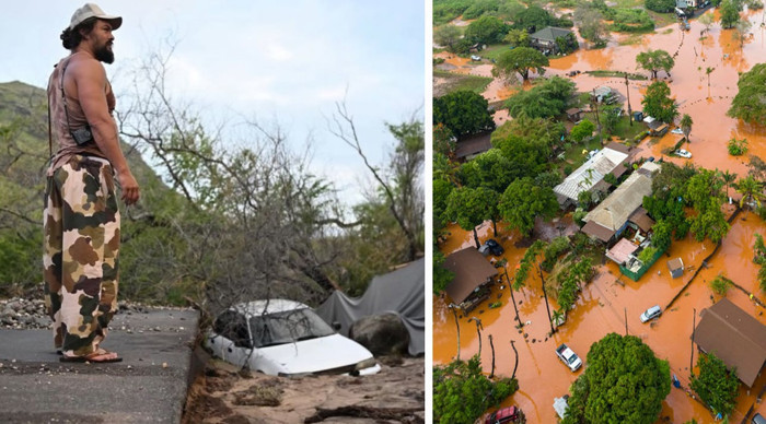 Ünlü aktör sel felaketinde evini kaybetti