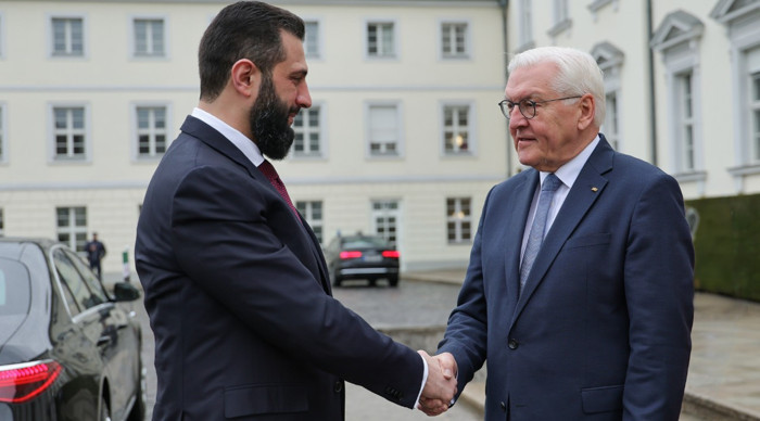 Suriye Cumhurbaşkanı Ahmed Şara, Almanya’da