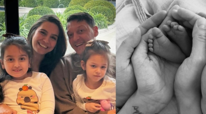 Mesut Özil ile Amine Gülşe'nin üçüncü çocukları dünyaya geldi
