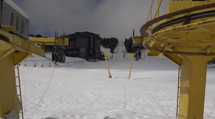 Uludağ'da kar var, tatilci yok