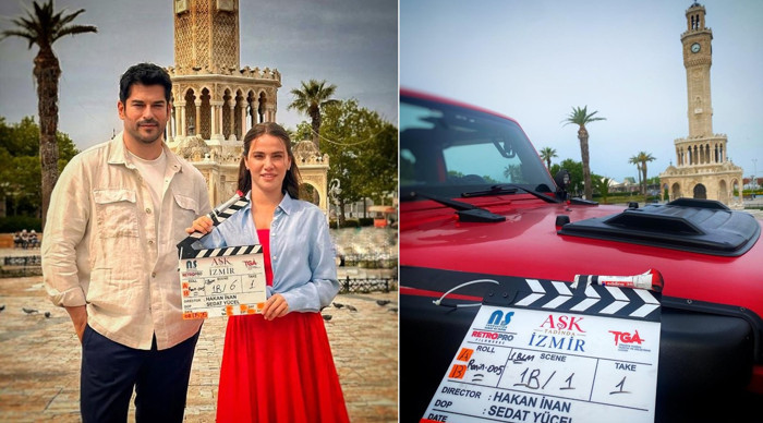 Ceyda Ateş ve Burak Özçivit'li "Go Türkiye" mini dizisi sete çıktı