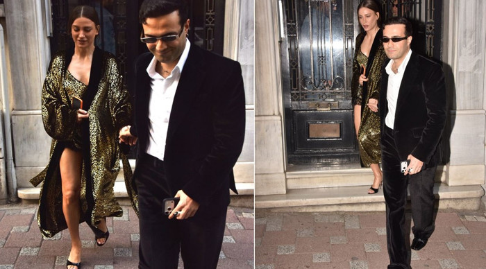 Serenay Sarıkaya ve Mert Demir güzellik merkezinden el ele çıktı