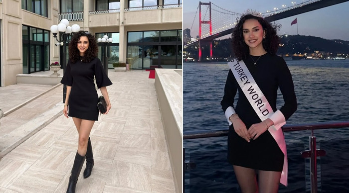 Türkiye güzelinin bacak boyu sosyal medyada gündem oldu