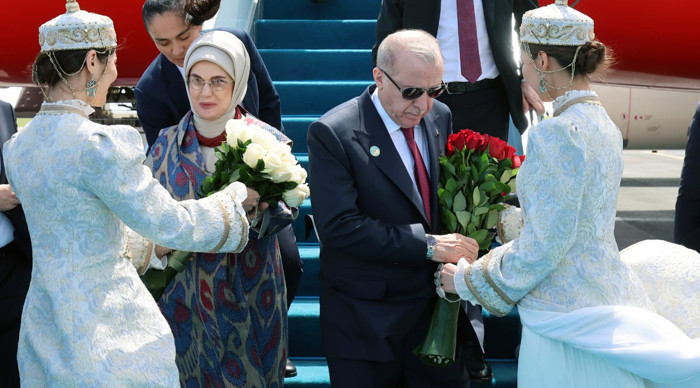 Cumhurbaşkanı Erdoğan, Türkistan'da