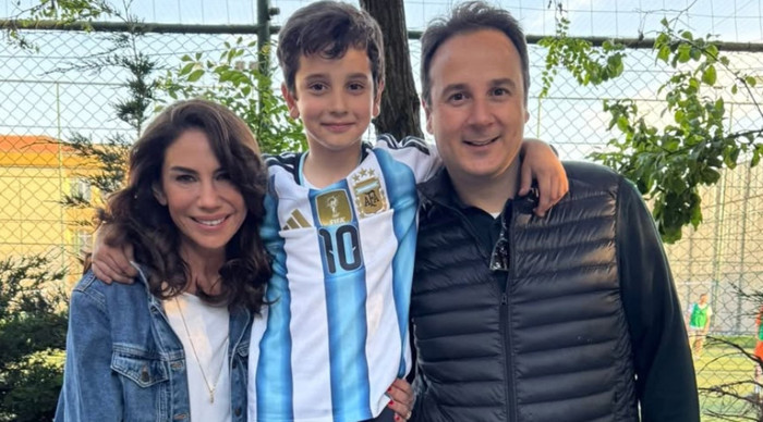 Zeynep Beşerler ile Emir İçgören oğullarının doğum gününde buluştu