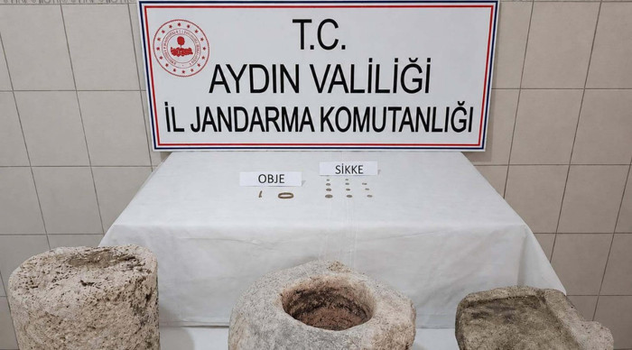 Aydın'da 'tarihi eser' operasyonu; 1 gözaltı