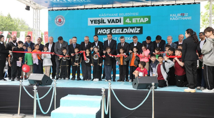 Kağıthane’de Yeşil Vadi Bisiklet ve Yürüyüş Yolu’nun 4. etabı hizmete açıldı
