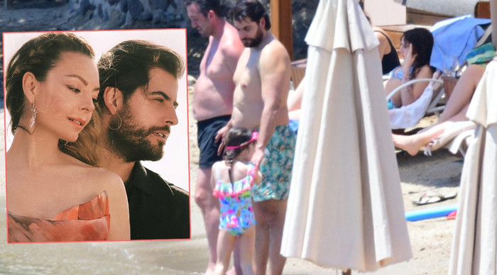 Sinan Güleryüz deniz sezonunu kızıyla açtı