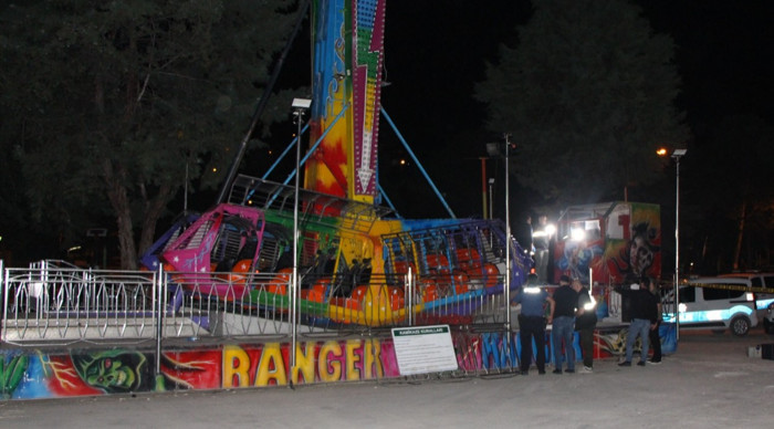 Lunaparkta kamikazenin çarptığı işçi öldü