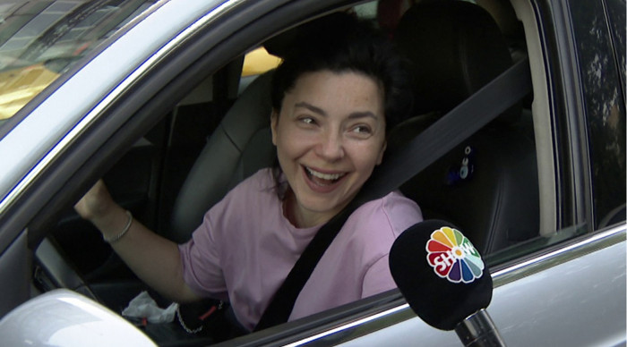 Merve Boluğur'un keyfi yerinde