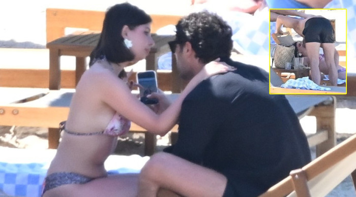 Zeynep Atılgan ve Ali Öner sahilde romantik anlar yaşadı