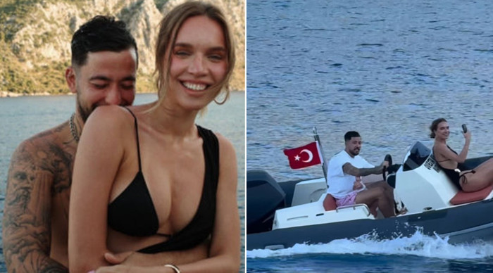 Mahmut Orhan'ın neşeli tatili sürüyor
