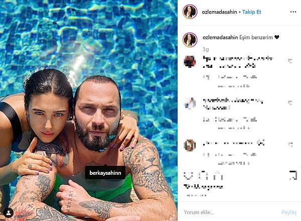 Şarkıcı Berkay'ın eşinin paylaşımı yine çok konuşuldu