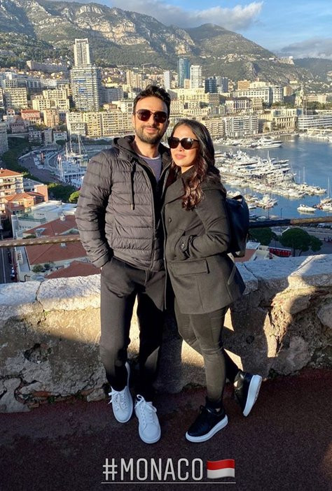 Tarkan ve eşi Monaco'nun tadını çıkardı