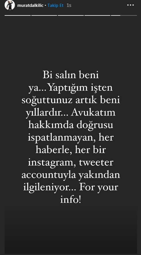 Murat Dalkılıç aşk iddiasına sert çıktı: "Bir salın beni ya!"