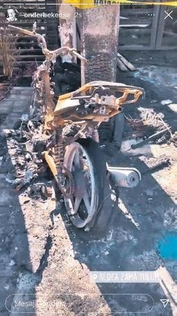 Önder Bekensir alevlerin arasında kaldı! - Resim : 2