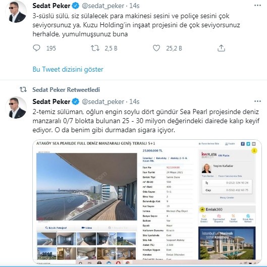 Sedat Peker: "Veyis Ateş sen ne önemli adammışsın!" - Resim : 2