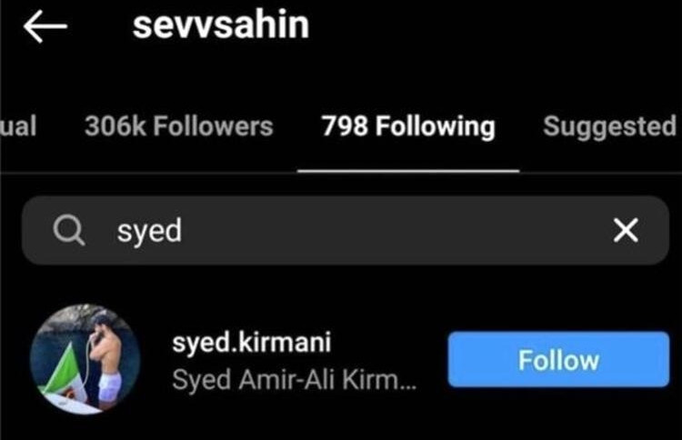 Şevval Şahin, Pakistanlı eski sevgilisini takibe aldı! - Resim : 2