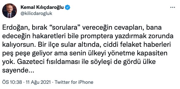 Kemal Kılıçdaroğlu'ndan Cumhurbaşkanı Erdoğan'a prompter göndermesi! - Resim : 2