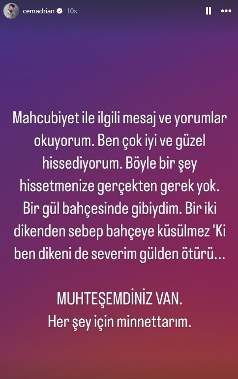 Van konserinde saldırıya uğrayan Cem Adrian'dan açıklama