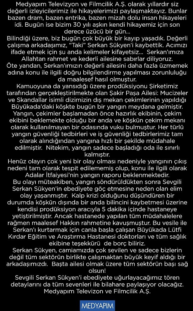 'Şakir Paşa Ailesi' setindeki yangında yapım amiri hayatını kaybetti - Resim : 3