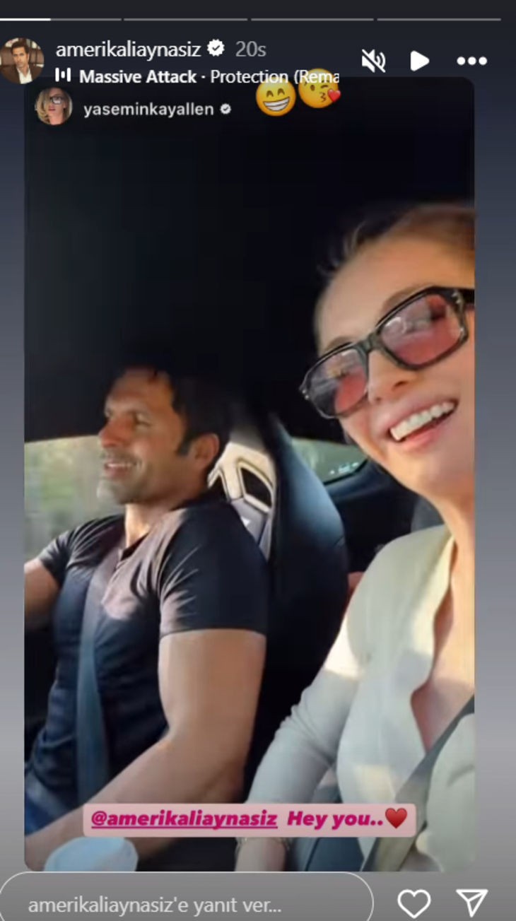 Yasemin Kay Allen ve Erdal Kaya, romantik paylaşımlarına devam ediyor - Resim : 3