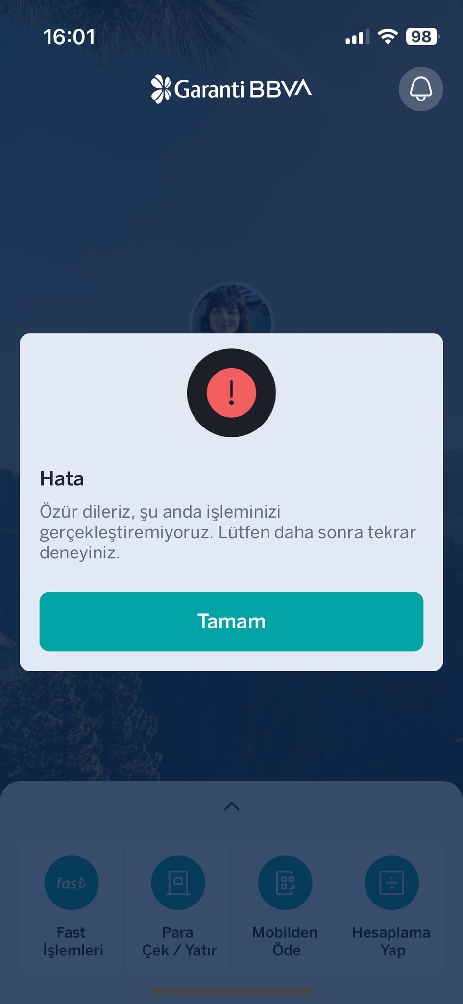 Garanti Bankası mobil uygulamasına erişim sorunu! Garanti Mobil çöktü mü?