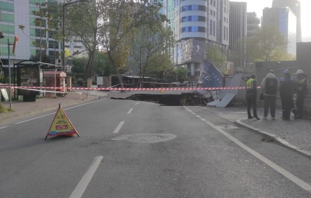 Eski Büyükdere Caddesi trafiğe kapatıldı