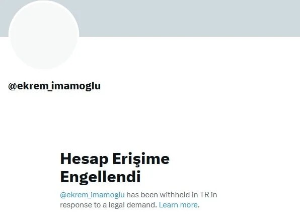 Ekrem İmamoğlu'nun X hesabına erişim engeli getirildi