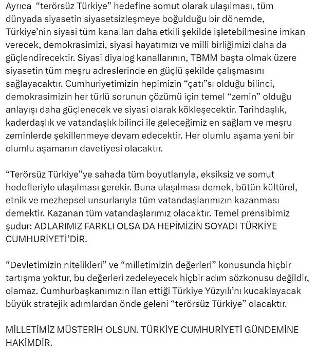AK Parti Sözcüsü Çelik: "Silah bırakma kararı 'Terörsüz Türkiye' hedefi için önemli bir aşamadır" - Resim : 2