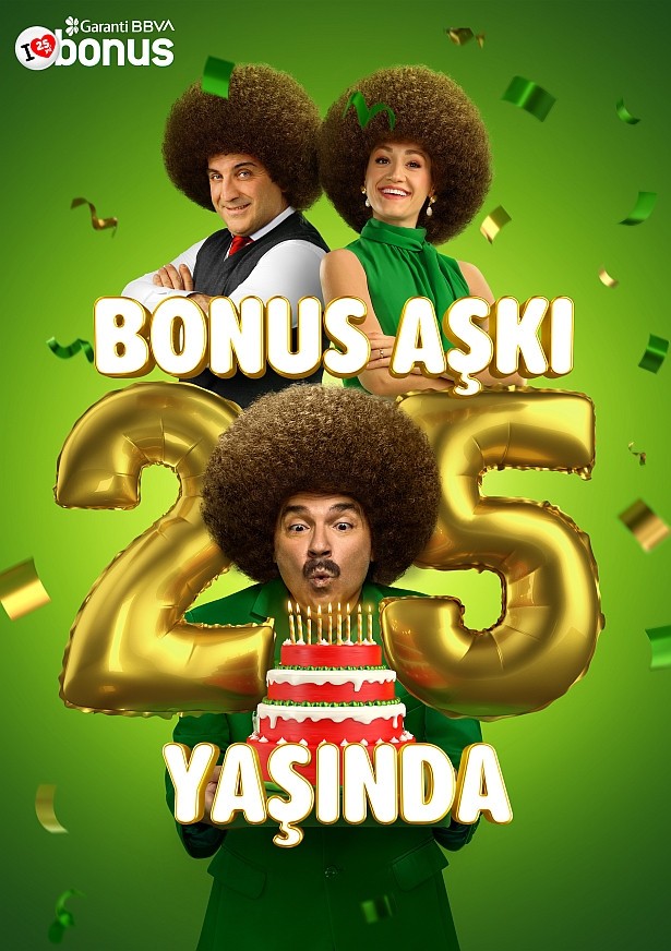 Garanti BBVA’nın kredi kartı Bonus, 25’nci yaşını kutluyor