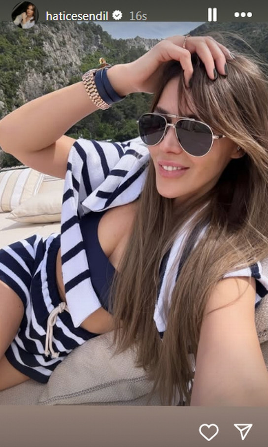 Hatice Şendil ve Burak Sağyaşar tekne sezonunu erken açtı