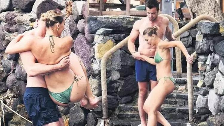 Halil İbrahim Ceyhan ve Melisa Döngel tatile çıktı