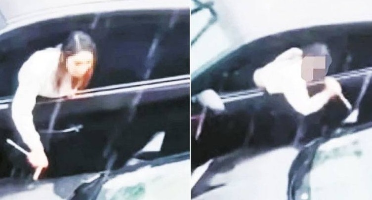 Oyuncu Ceren Bıyıklı, Şişli'de terör estirdi