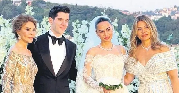 Feryal Gülman oğlunu evlendirdi
