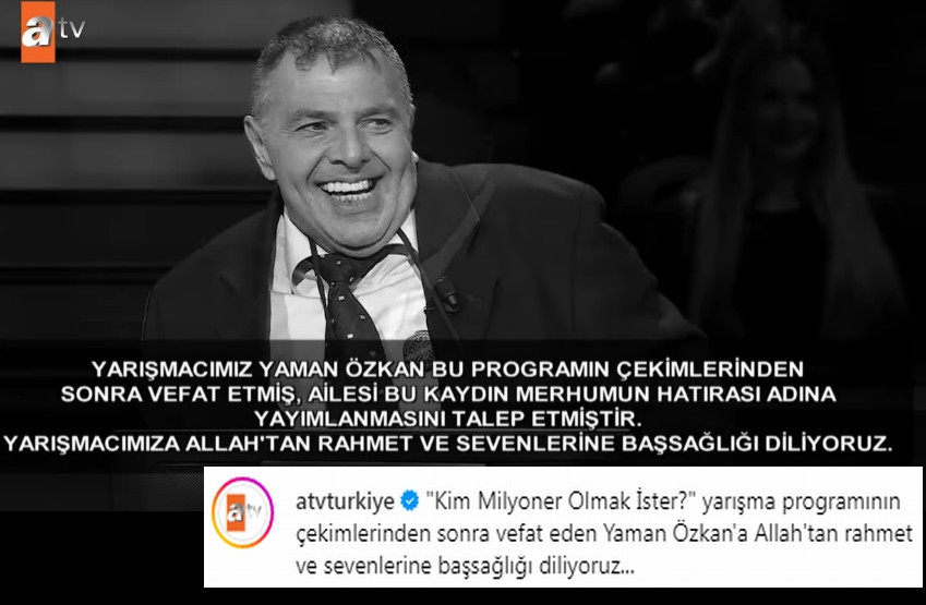 'Milyoner' yarışmasında büyük dram! Programı izleyemeden öldü