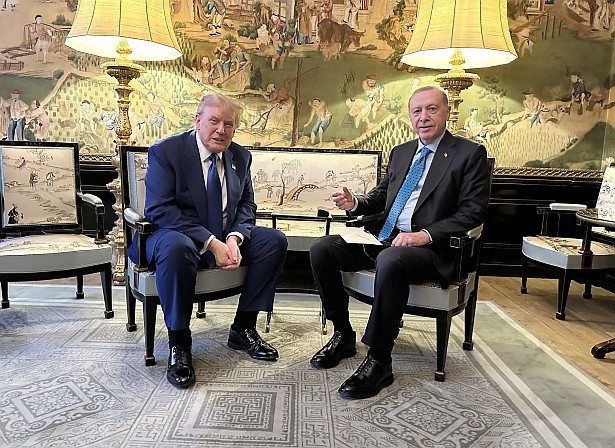 Cumhurbaşkanı Erdoğan, ABD Başkanı Trump ile bir araya geldi
