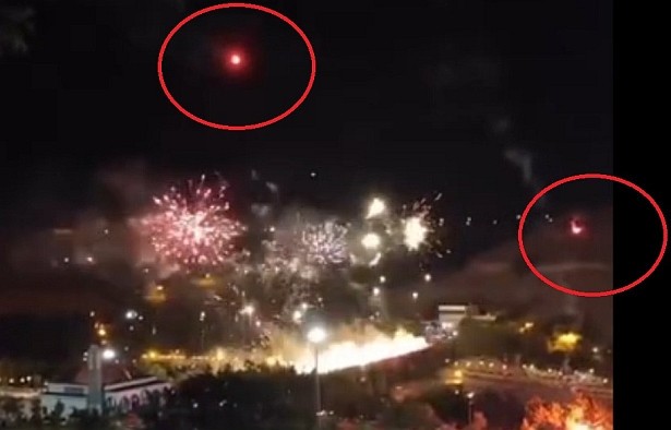 Diyarbakır'da kutlamalarda atılan işaret fişeği, yangına neden oldu