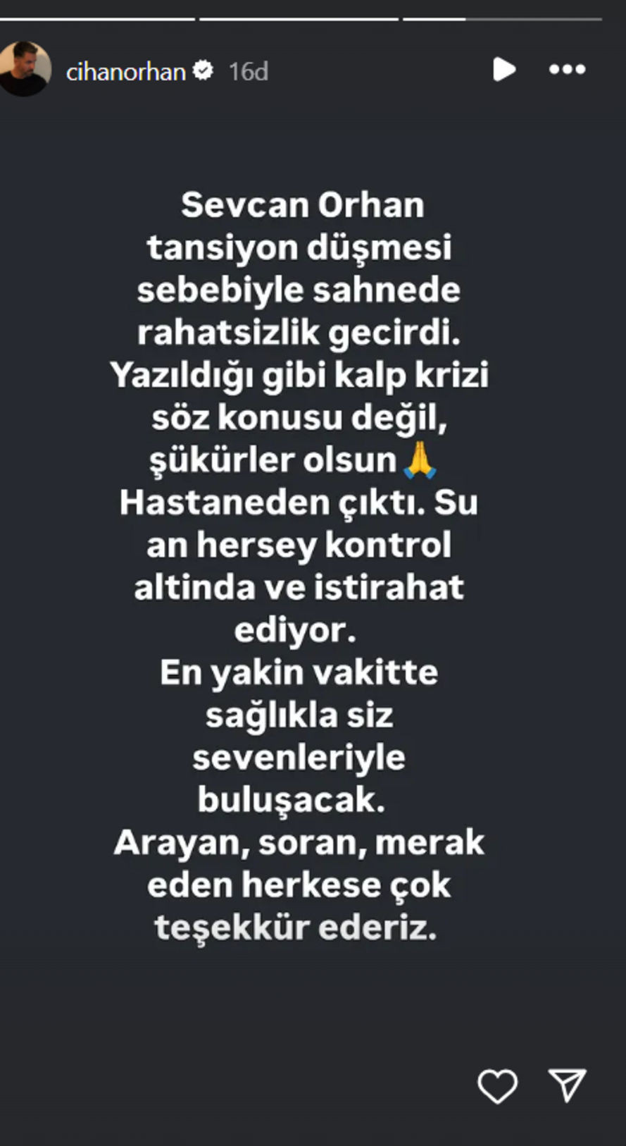 Şarkıcı Sevcan Orhan sahnede fenalık geçirdi - Resim : 2